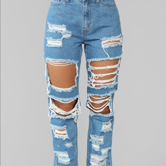 Fashion Nova Denim - Brand New Size 13 Ripped Jeans